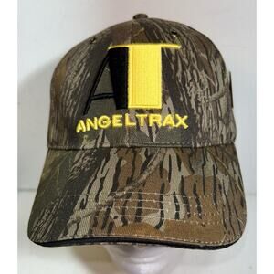 AngelTrax Camera Video Surveillance Camouflage Adjustable Strapback Hat Cap NEW
